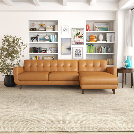 Allison - Mid-Century Modern Sectional Sofa Chaise - view 5