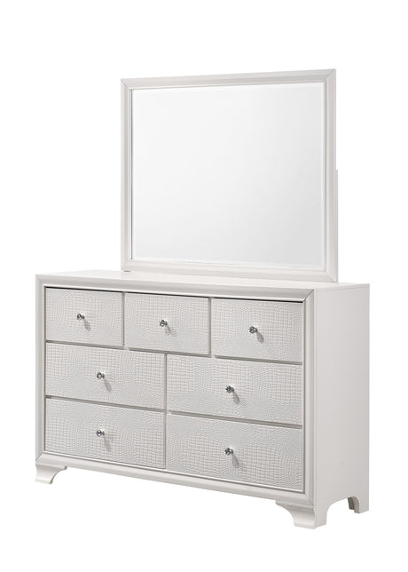Lyssa - Dresser White by Crown Mark | Bel Furniture
