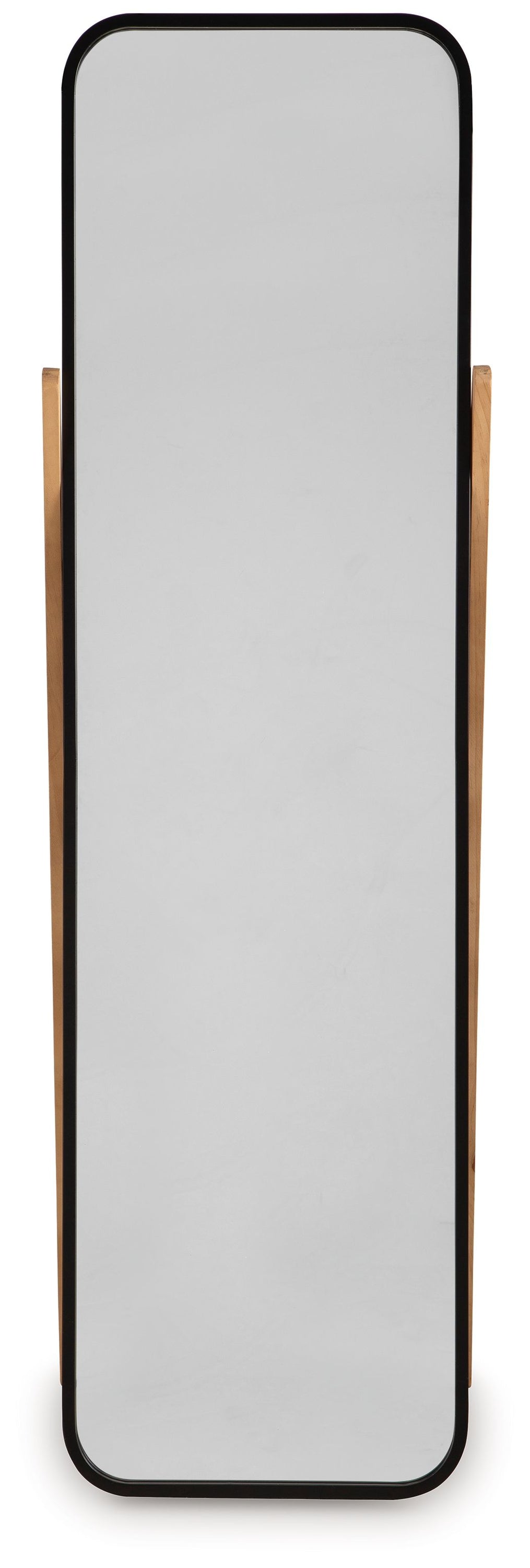 Bronick - Black / Brown - Floor Mirror