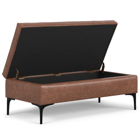Rebecca - Multifunctional Coffee Table Storage Ottoman With Lift Up Lid - view 16