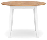 Gesthaven - Round Dining Room Drop Leaf Table Set by Signature Design by Ashley® | Bel Furniture