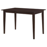 Gomez - 5 Piece Rectangular Dining Table Set - Cappuccino