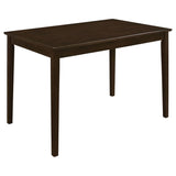 Guillen - 5 Piece Rectangular Dining Table Set - Cappuccino