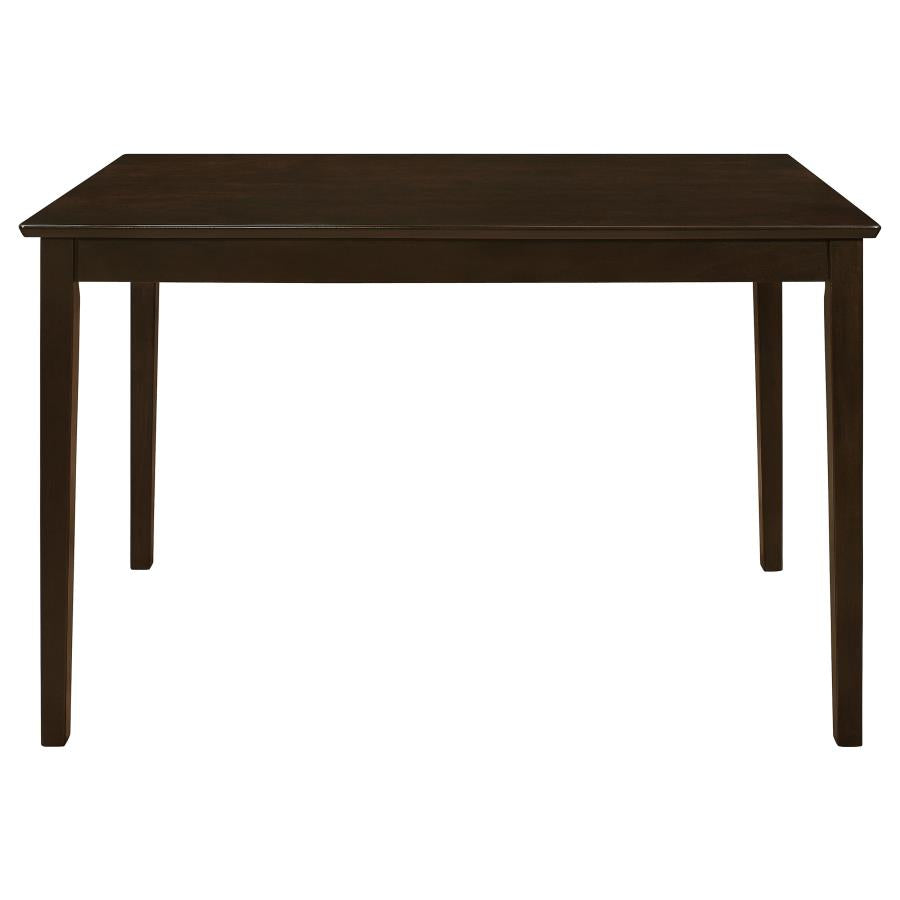 Guillen - 5 Piece Rectangular Dining Table Set - Cappuccino
