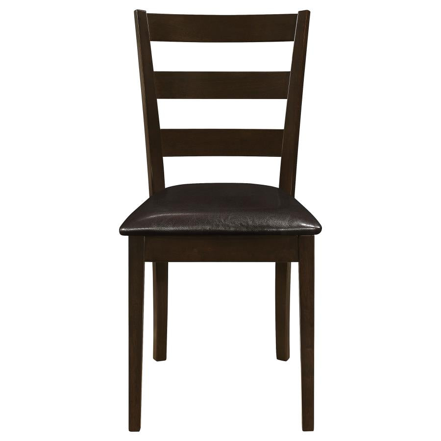 Guillen - 5 Piece Rectangular Dining Table Set - Cappuccino