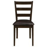 Guillen - 5 Piece Rectangular Dining Table Set - Cappuccino