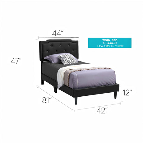 Button Tufted Bed Charming For Cozy Spaces - view 24
