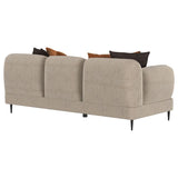 Jade - Chenille Upholstered Modern Track Arm Sofa