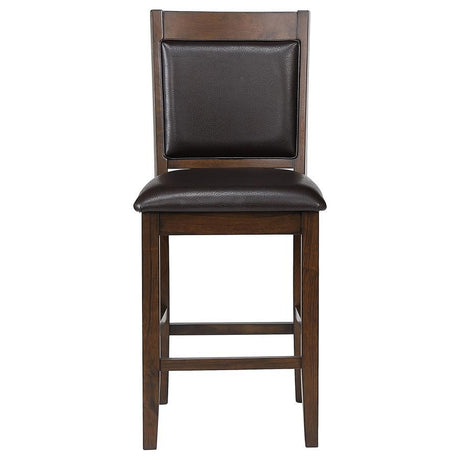 Dewey - 5 Piece Rectangular Dining Table Set - Walnut by CoasterEssence | Bel Furniture