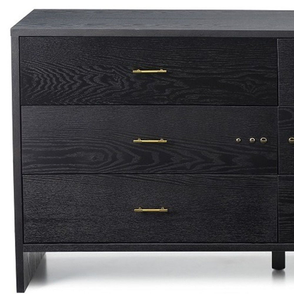 Six Drawer Double Dresser - Gray Ash