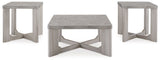 Garnilly - Whitewash - Occasional Table Set (Set of 3) by Signature Design by Ashley® | Bel Furniture