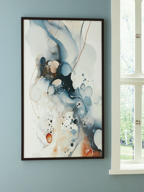 Foxenburg - Blue / Amber / White - Wall Art by Signature Design by Ashley® | Bel Furniture