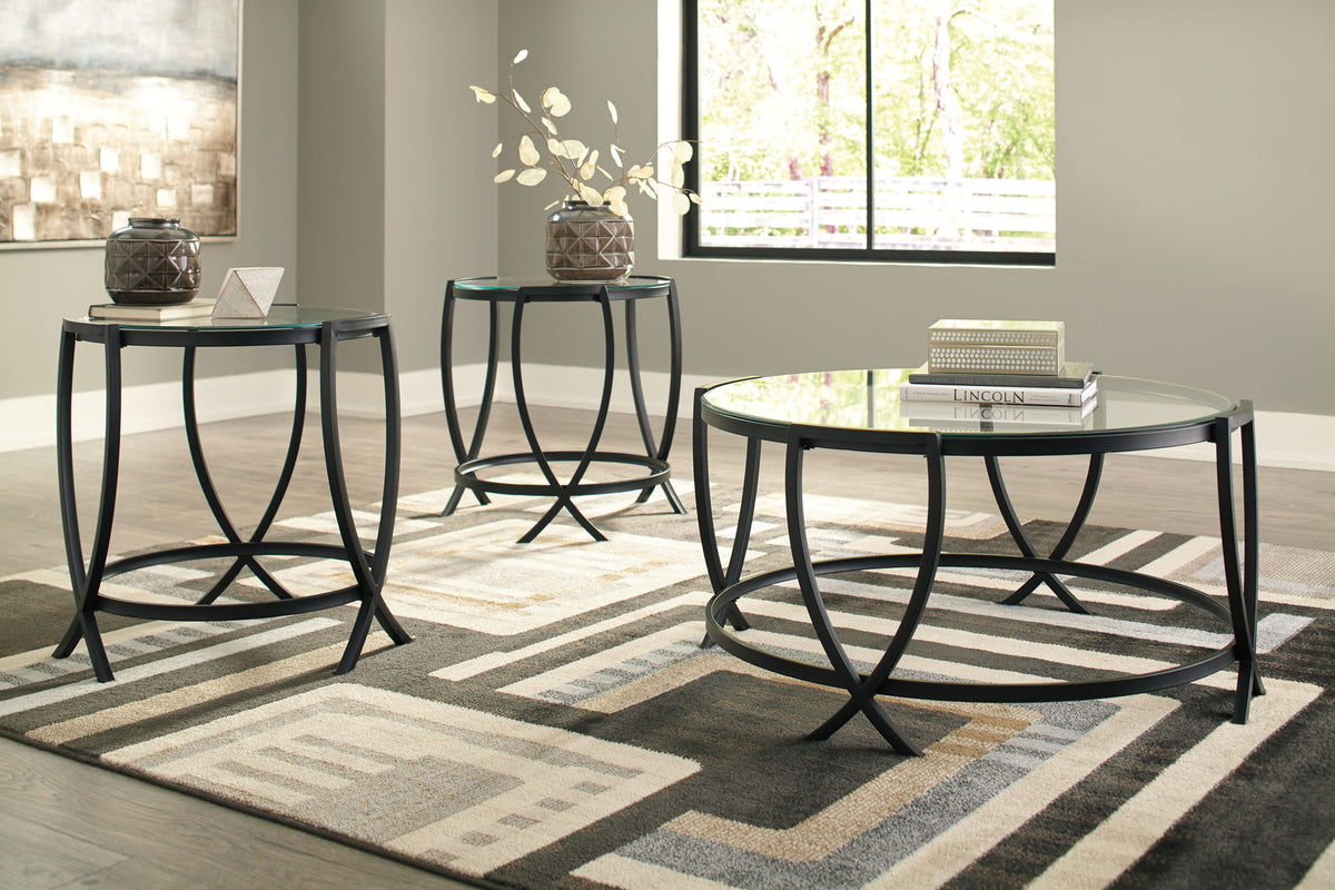 Tarrin - Occasional Table Set (Set of 3) - Black - view 2