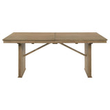 Adina - Extension Dining Table - Distressed Light Brown by Coaster Fine Furniture | Bel Furniture