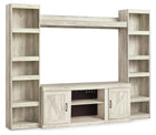 Bellaby - 4-Piece Entertainment Center - Whitewash