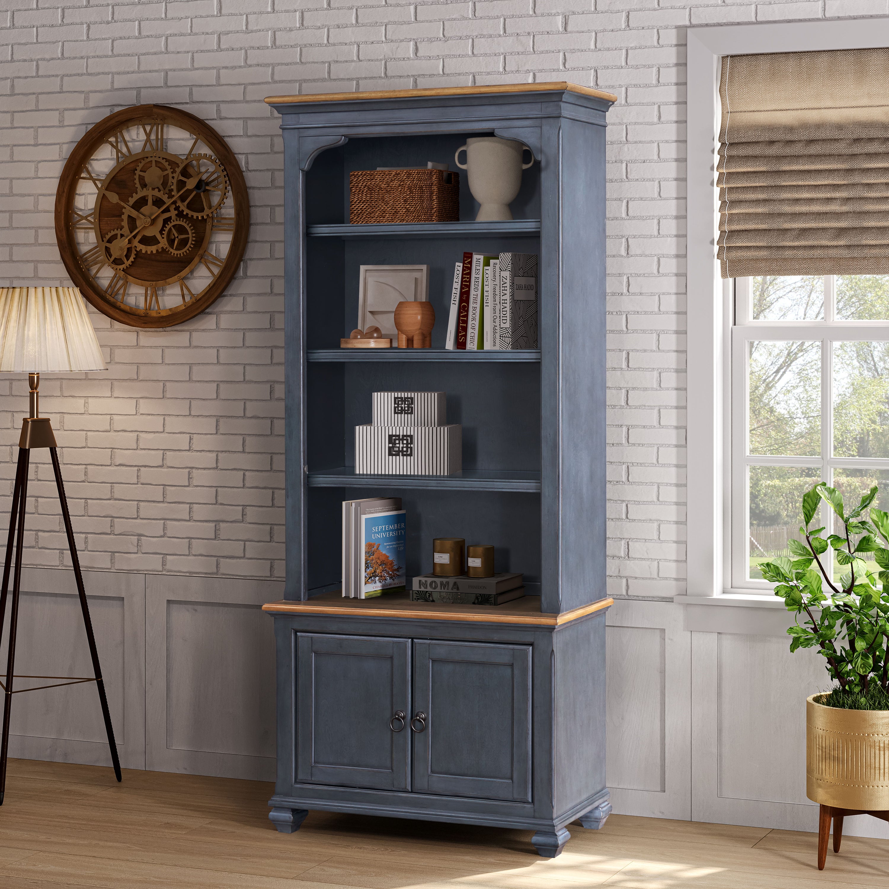 Americana - Universal Pier Bookcase - Blue