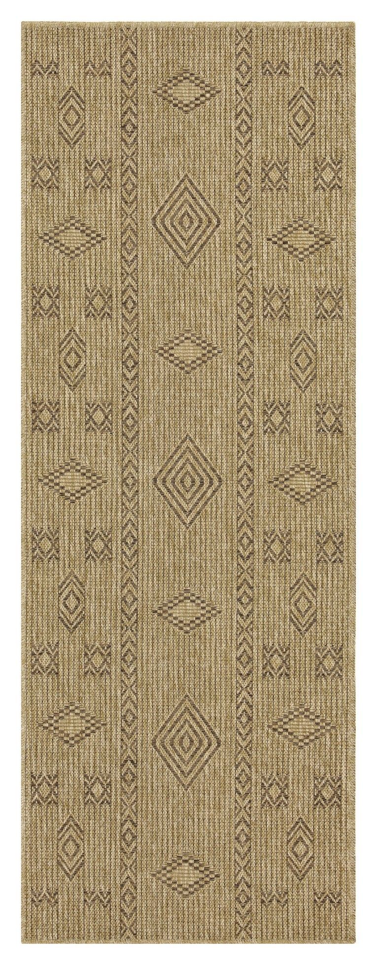 Earth - 5'3" X 7'3" Polypropylene Indoor, Outdoor Area Rug - Jute, Mocha