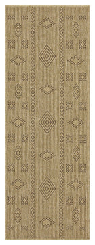 Earth - 2'7" X 7'3" Indoor, Outdoor Area Rug - Jute, Mocha