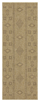 Earth - 2'7" X 7'3" Indoor, Outdoor Area Rug - Jute, Mocha by Icona Home Decor | Bel Furniture