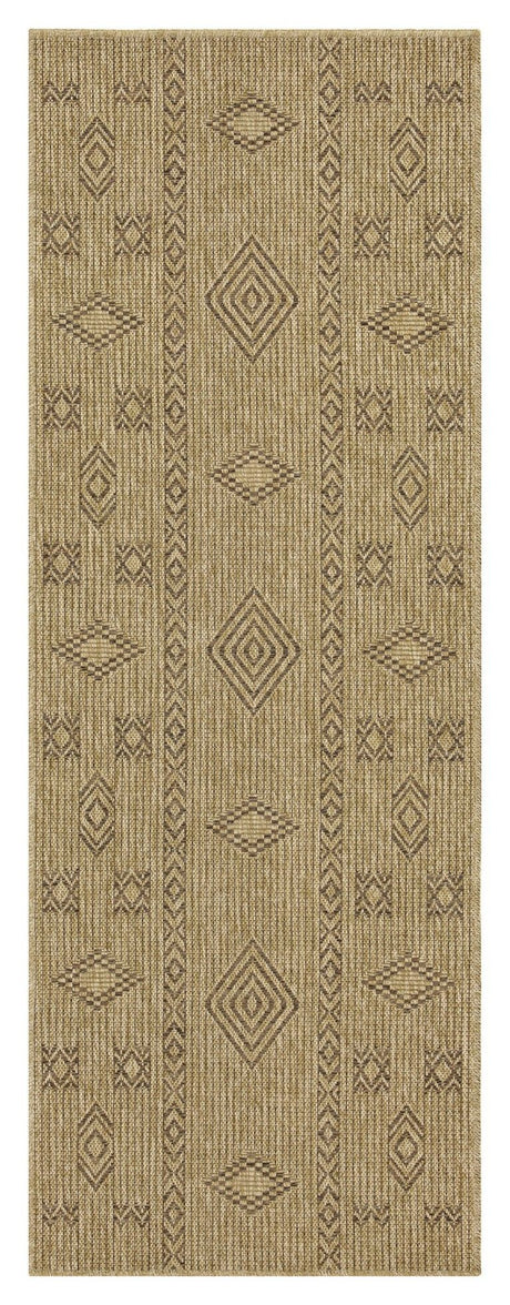Earth - 2'7" X 7'3" Indoor, Outdoor Area Rug - Jute, Mocha by Icona Home Decor | Bel Furniture
