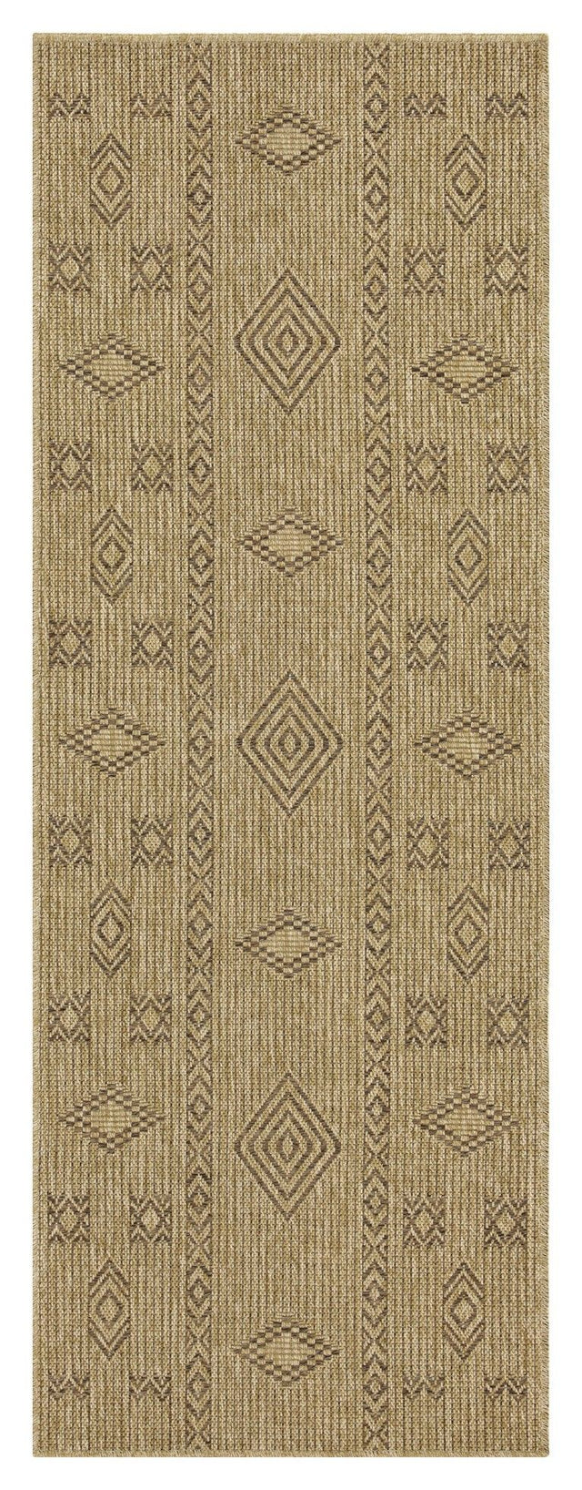 Earth - 2'7" X 7'3" Indoor, Outdoor Area Rug - Jute, Mocha by Icona Home Decor | Bel Furniture