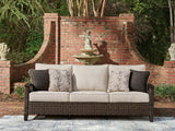 Monterey Point - Sofa With Cushion - Dark Brown