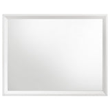 Sonora - Dresser Mirror - White by Coaster Fine Furniture | Bel Furniture