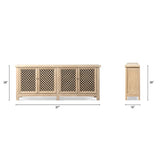 Arden - 4 Door Sideboard - Natural