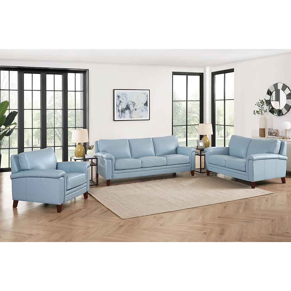 Westcott - Leather Loveseat