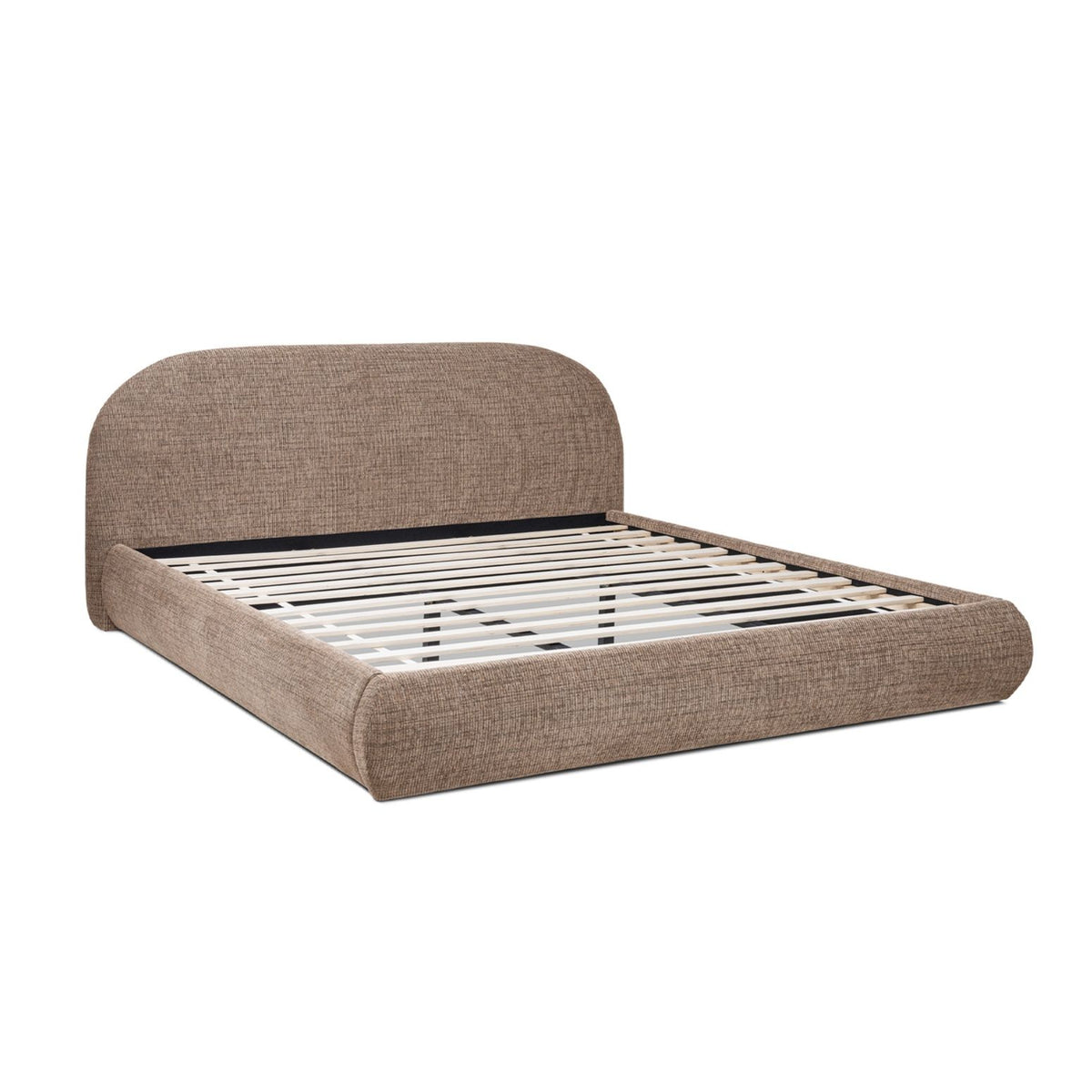 Archie Puffy Grounded - Upholstered Platform Bed
