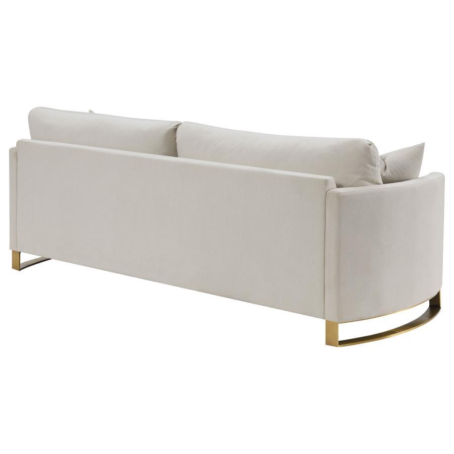 Corliss - Upholstered Arched Arm Sofa by CoasterElevations | Bel Furniture