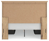 Makidern - Panel Storage Bed With 2 Under Bed Storage Units