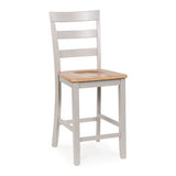Harperfeld - Barstool (Set of 2) - Natural / Gray