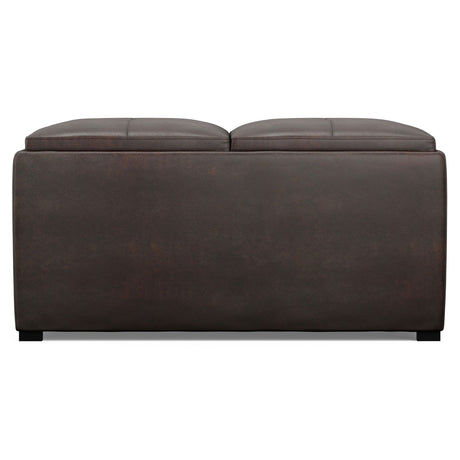Avalon - Upholstered Square Coffee Table Storage Ottoman - view 4