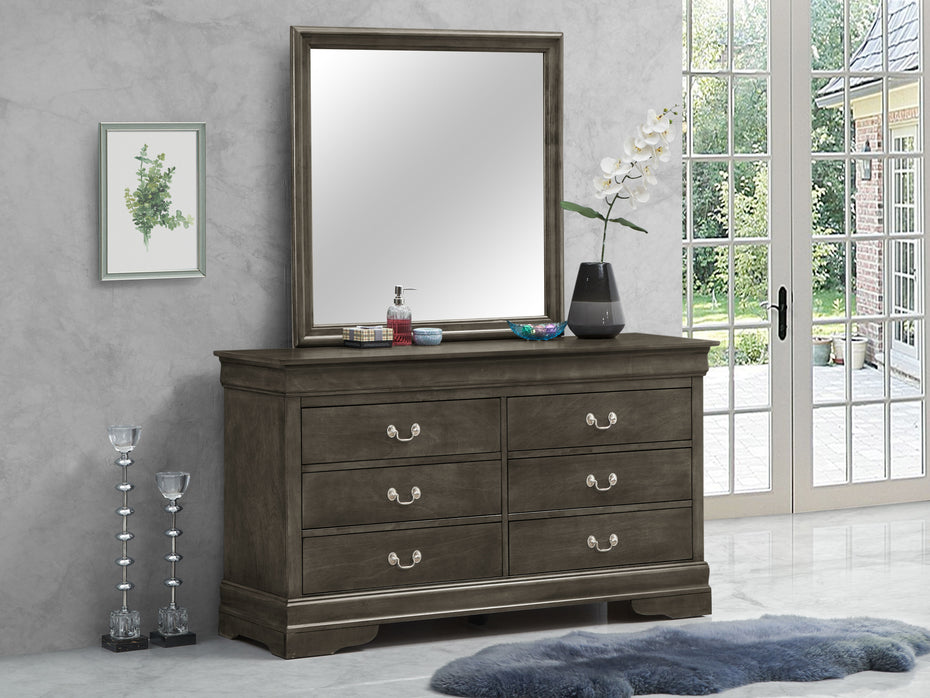 Louis Phillipe - 6-Drawer Dresser