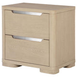 Ladera - 2-Drawer Nightstand Bedside Table - Light Elm by Coaster Fine Furniture | Bel Furniture