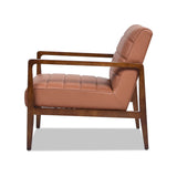Kenneth - Modern Transitional Lounge Accent Chair - Brown by Jennifer Taylor Home | Bel Furniture