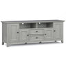 Amherst - Wide TV Media Stand Gray by Simpli-Home | Bel Furniture