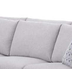 Penelope - Fabric Reversible Modular Sectional Sofa With Ottoman And Pillows by Lilola Home | Bel Furniture