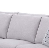 Penelope - Fabric Reversible Modular Sectional Sofa With Ottoman And Pillows by Lilola Home | Bel Furniture