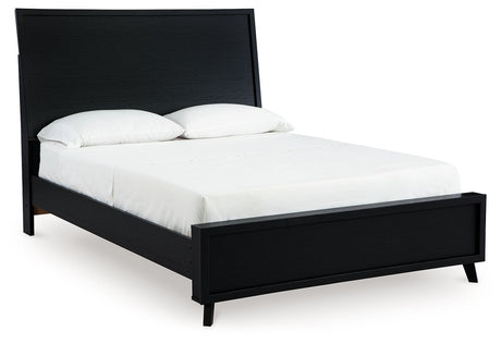 Danziar - Panel Bed Black by Signature Design by Ashley® | Bel Furniture