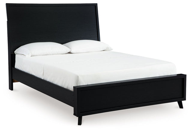 Danziar - Panel Bed Black by Signature Design by Ashley® | Bel Furniture