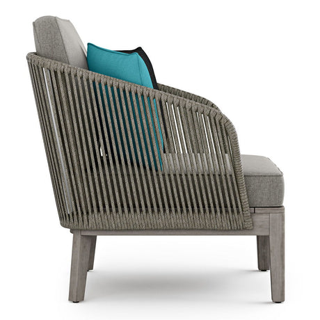 Carmel - Outdoor Conversation Chair - Sand Drift by Simpli-Home | Bel Furniture