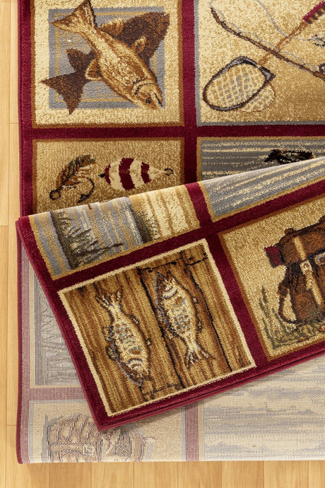 Nature's Nest - GC_CBL3003 Lodge Area Rug by Icona Home Decor | Bel Furniture