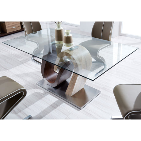 Tony - Dining Table - Brown / Beige - view 3