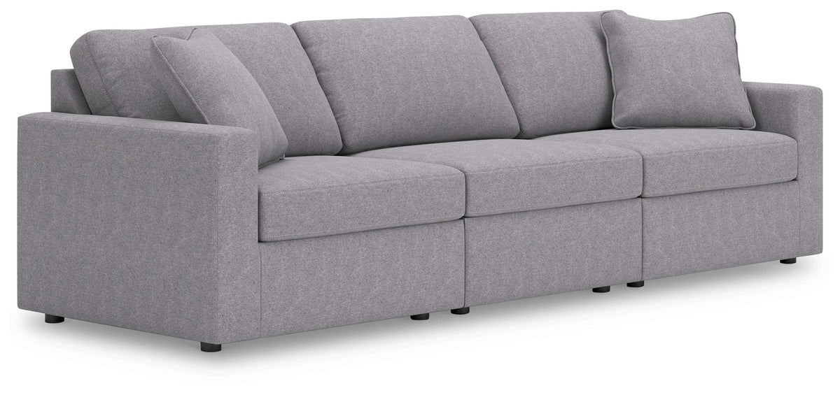 Modmax - Granite - Sectional Gray 3 Pc. Sofa Sectional by Signature Design by Ashley® | Bel Furniture