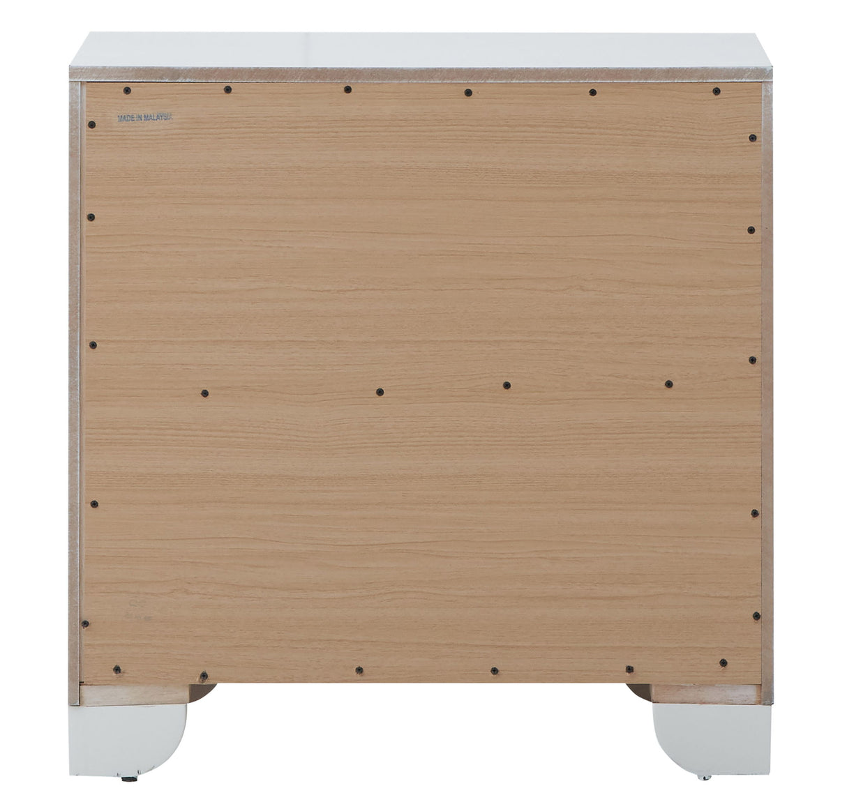 Nightstand Contemporary - Silver Champagne by Glory Furniture | Bel Furniture