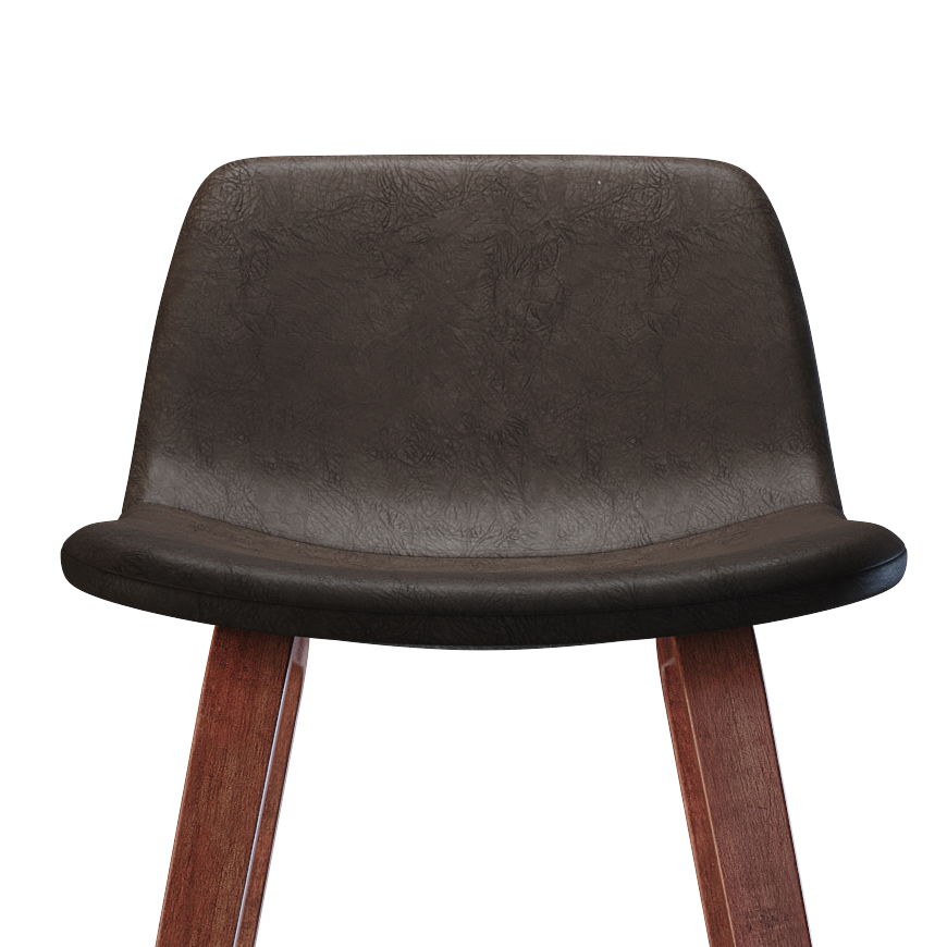 Addy - Counter Stool (Set of 2) - Distressed Brown by Simpli-Home | Bel Furniture