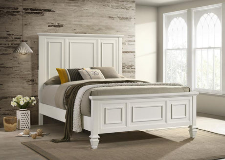 Sandy Beach - Panel Bed with High Headboard by CoasterEssence | Bel Furniture