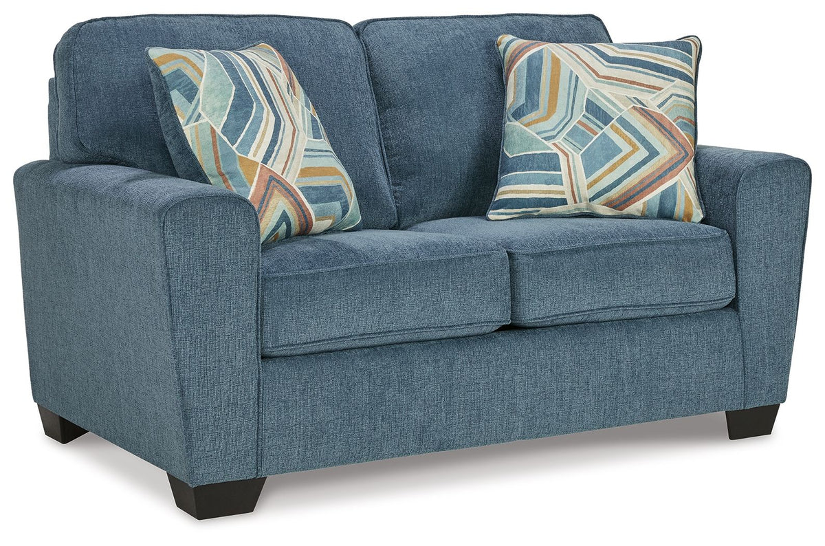 Cashton Loveseat Blue